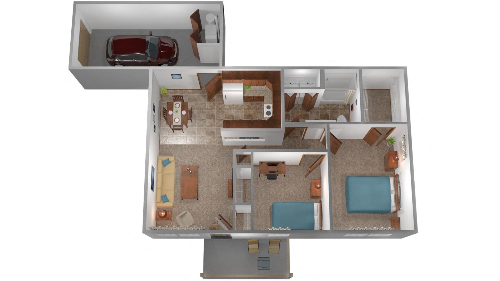 Floor Plans of Kensington Village Phase II in Zanesville, OH
